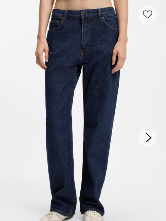 Hugo Boss Denim - HUGO BOSS Dark Blue Jeans in SaltandPepper Comfort Stretch Denim size 27/32 NWOT